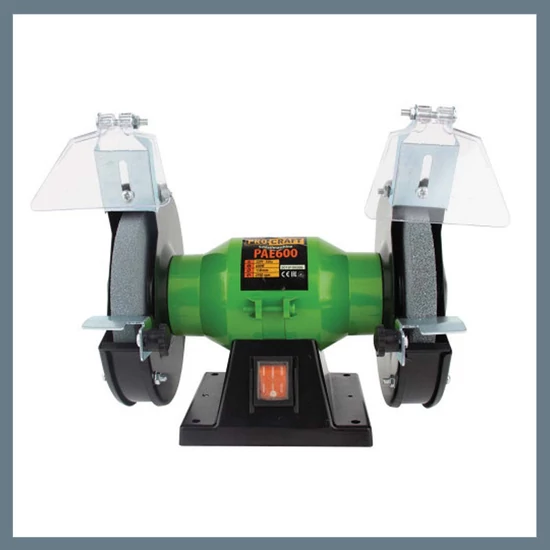 PROCRAFT kéttárcsás asztali csiszológép, 150W PAE600