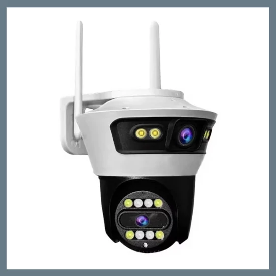 Jortan 4 Dupla Megfigyelő Kamera: 180°-os Panoráma és WiFi/LAN JT4