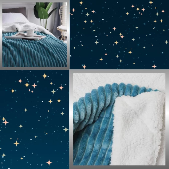 Sherpa minőségi vastag pléd zöld szinben 200x240 spled5