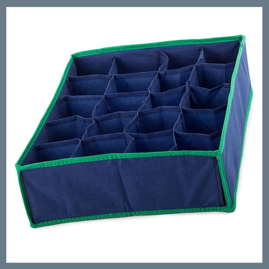 Fehérnemű és zokni rendező szekrénybe vagy fiókba – 20 rekesszel 01621_G