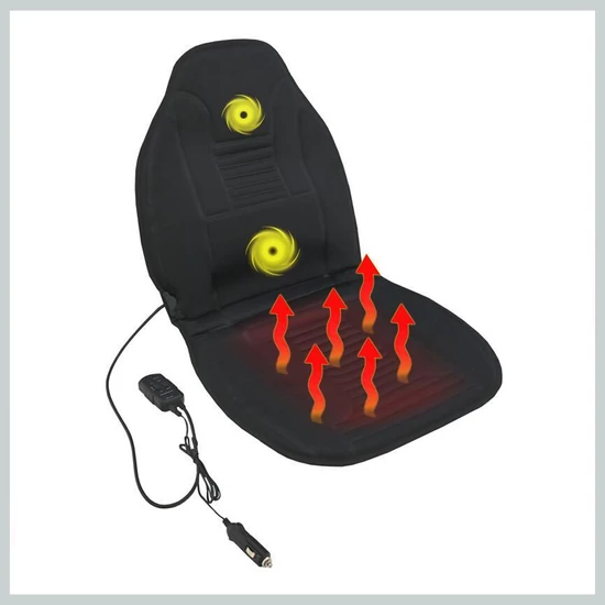 Fűthető/masszázs autós ülésvédő huzat  04079