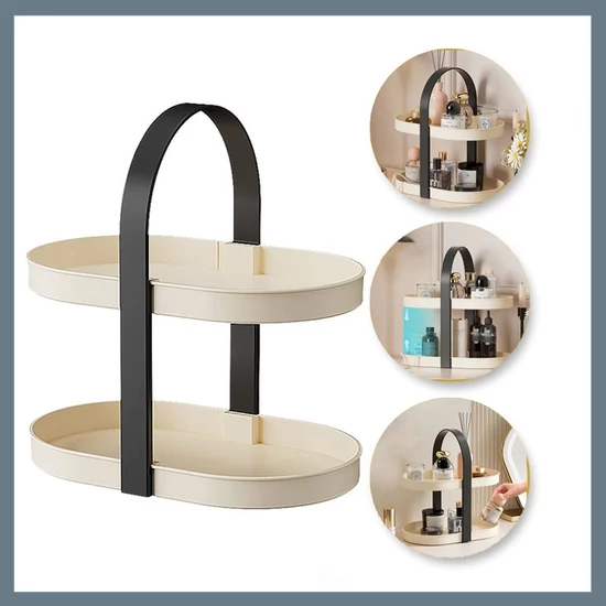 Elegáns tároló állvány, 2 szintes CB57