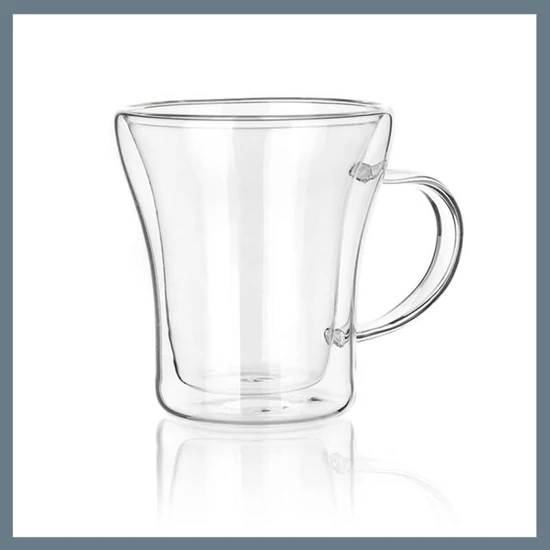 BANQUET DOBLO Duplafalú Üveg Bögre, 200 ml 04205019-A