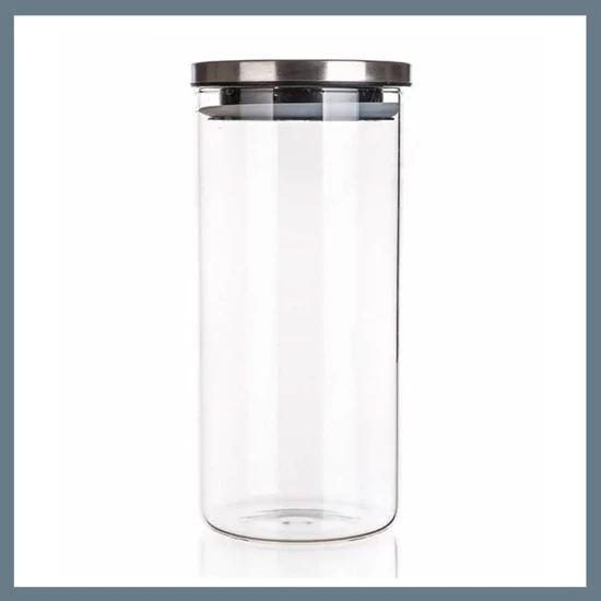 BANQUET FREIA Üveg Tárolóedény, 1450 ml, Fedővel 04303039