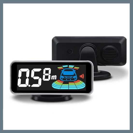 REC Professzionális parkoló radar rendszer 6 szenzorral holm7187