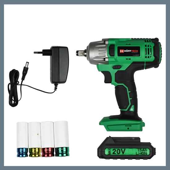 Höfftech Akkumulátoros ütvecsavarozó 1/2