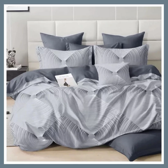 7 részes flanel ágyneműhuzat - körforgás FLA-701