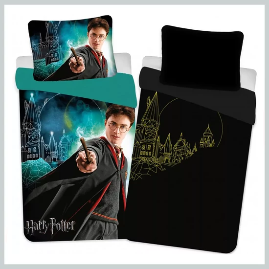 Harry Potter Sötétben világító ágyneműhuzat 140×200cm, 70×90 cm BRM005129