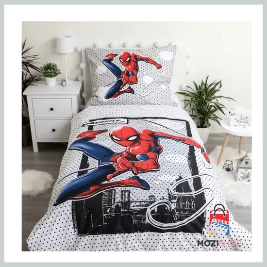 Pókember Meanwhile Sötétben világító ágyneműhuzat 140×200cm, 70×90 cm JFK028438