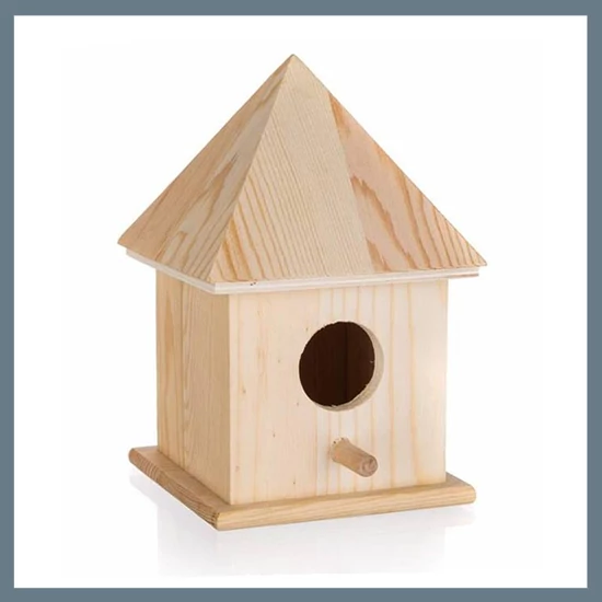 HOME DECOR fa madárodú, 10,4 x 10,4 x 15,5 cm 63917685