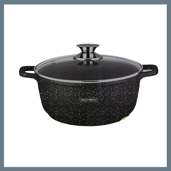 Royalty Line márvány bevonatos lábas fedővel, 44 cm, 24L RL-BS44MG