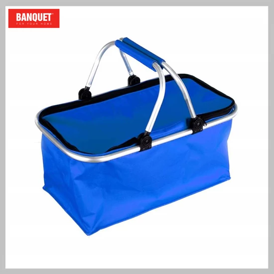 VETRO-PLUS Kempingkosár, kék 5052100B