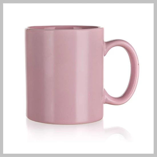 Kerámia bögre MAT 350ml, világos rózsaszín 60210311
