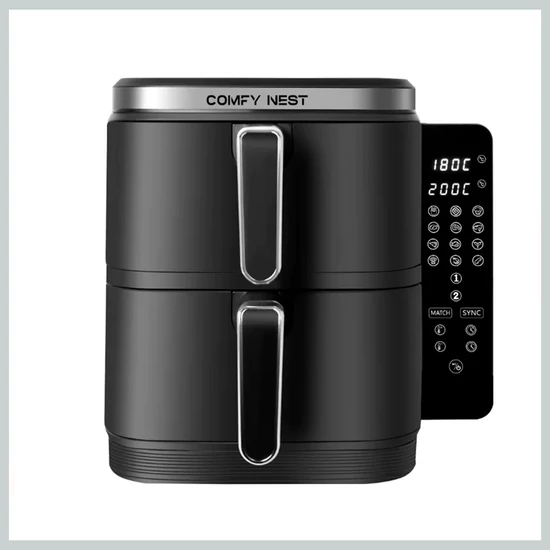 Comfy Nest CN-06177  Dupla serpenyős airfryer