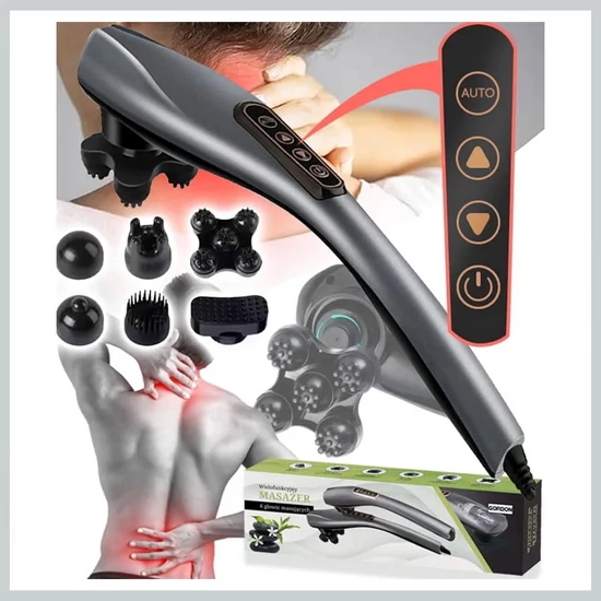 Többfunkciós kézi elektromos vibrációs masszírozó ADG.G949