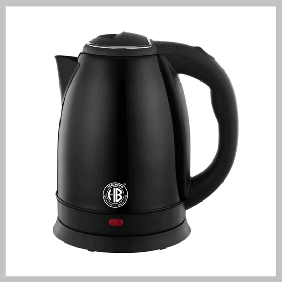 Herzberg Elektromos vízforraló 1,8L 1500W HG-5011BLK