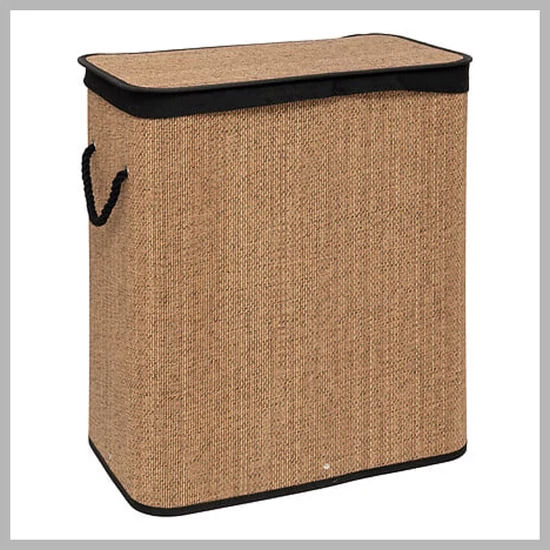 Szennyeskosár 100L - barna 204976