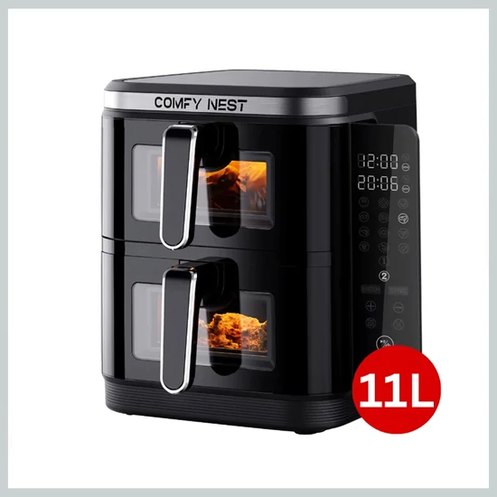 Comfy Nest CN-06184: Dupla kosaras  airfryer 2800w