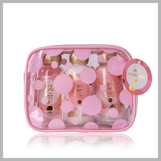 LET'S CELEBRATE Fürdőszett,  kozmetikai táskában 6055895