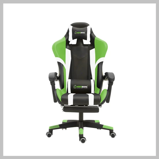 Herzberg Tric Gamer szék zöld HG-8083-GRN