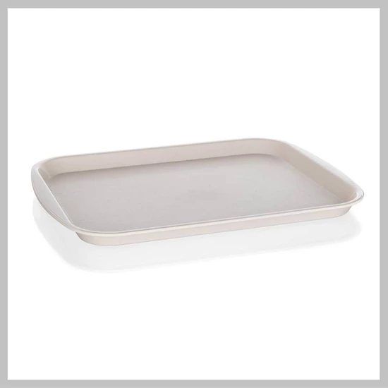 Banquet műanyag tálca CULINARIA 43 x 31 x 2 cm, elefántcsont színű, 12824022