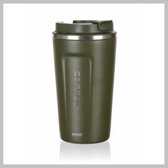 Banquet Utazó bögre ARTY 450 ml, zöld 48788564