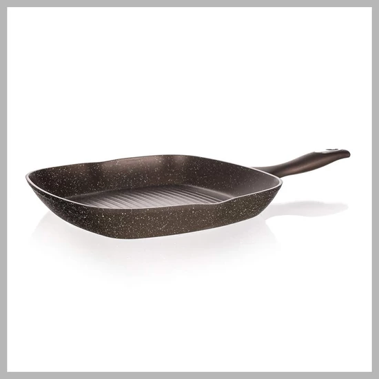 BANQUET Serpenyő tapadásmentes bevonattal,  sötétbarna, 28 x 28 cm 40055228