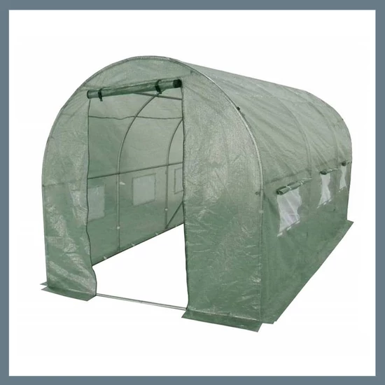 HAPPY GREEN fóliasátor 2 x 3,5 m, zöld 50645011