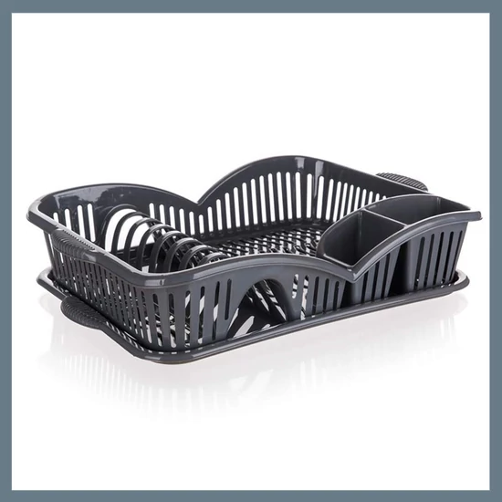 BANQUET myKITCHEN műanyag edényszárító, 45 x 31 x 8 cm, antracit 
55071768