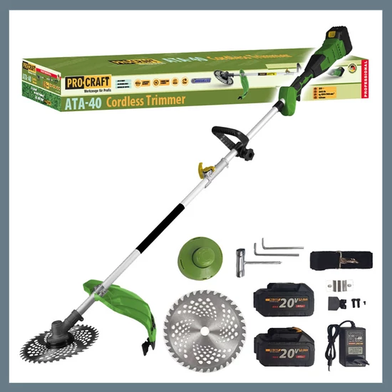 Procraft ATA-40 Akkumulátoros Fűkasza ATA-40