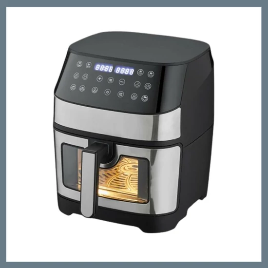 Royalty Line forrólevegős sütő, 8 literes, 1700w, fekete RL-AF5413D