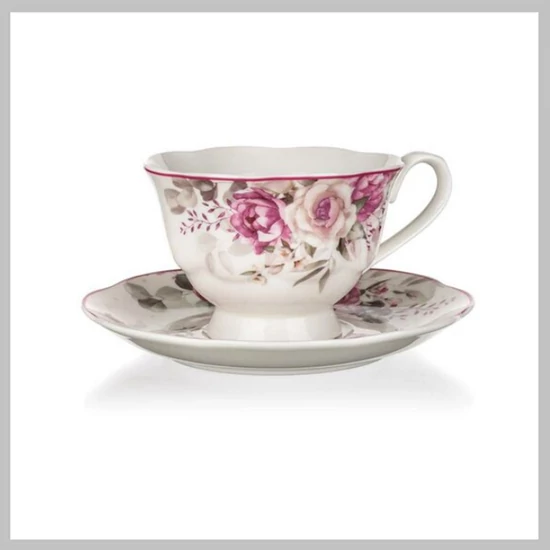 BANQUET Kerámia csésze csészealjjal Rose 220 ml 60322081