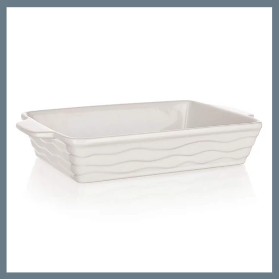 BANQUET Téglalap alakú sütőtál CULINARIA Fehér 24 x 14,5 cm 60ZF02