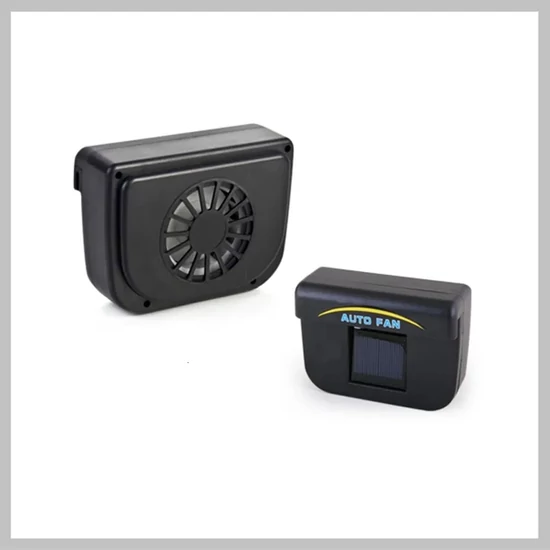 Autó ablakra rögzíthető napelemes beltér hűtő