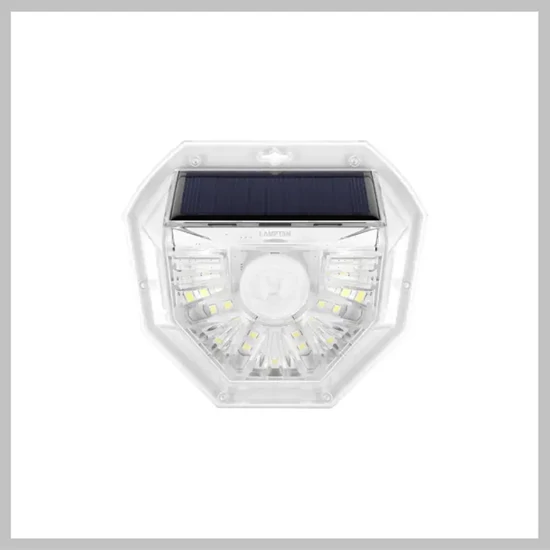 40 ledes napelemes fali ledlámpa