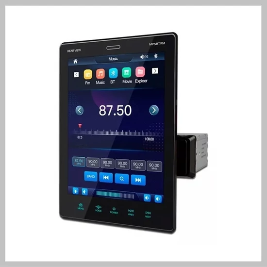 Autós MP5 lejátszó, ajándék távirányítóval MODEL9510