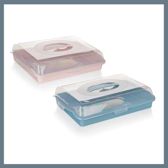 BANQUET CULINARIA műanyag tálca fedéllel 45 x 35 x 10,5 cm, vegyes színek 55079081