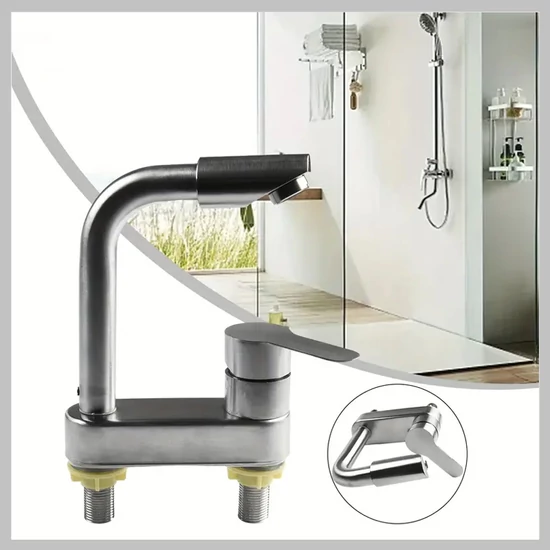 Rozsdamentes acél kád-zuhany csaptelep RF911207