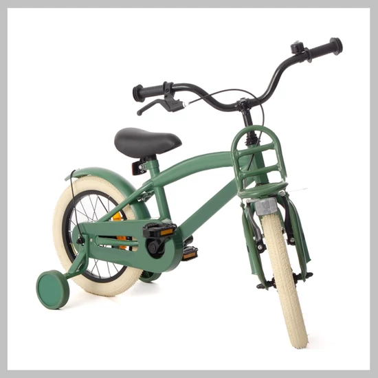 Gyermek kerékpár segédkerekekkelzöld, 12COOLGREEN