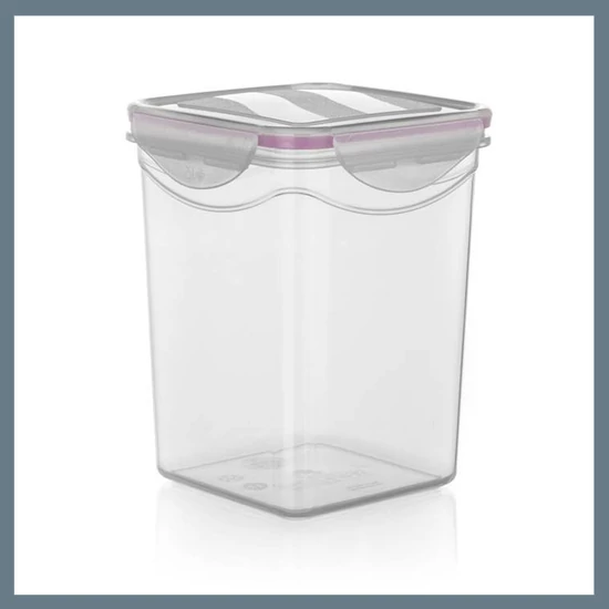 BANQUET LARA négyzet alakú hermetikus műanyag tárolódoboz 1,8 l 55075075