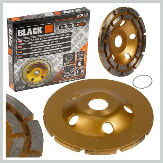 BLACK dupla soros gyémánttárcsa 125mm – 40010