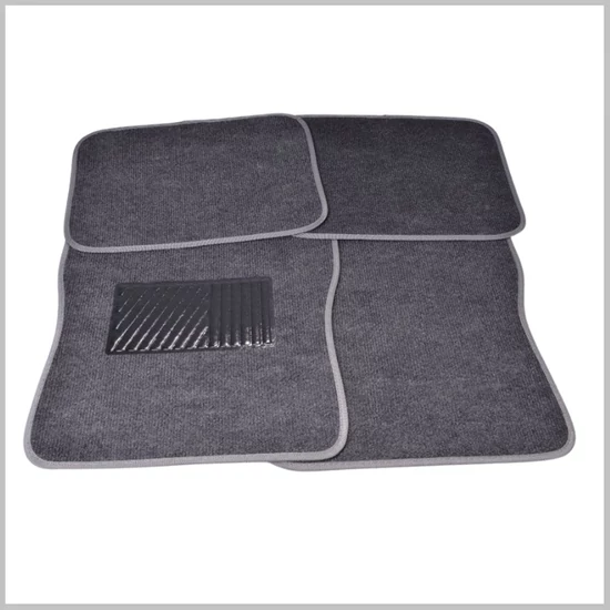 Autó szőnyeg készlet, 4 db-os, szürke - 38.959