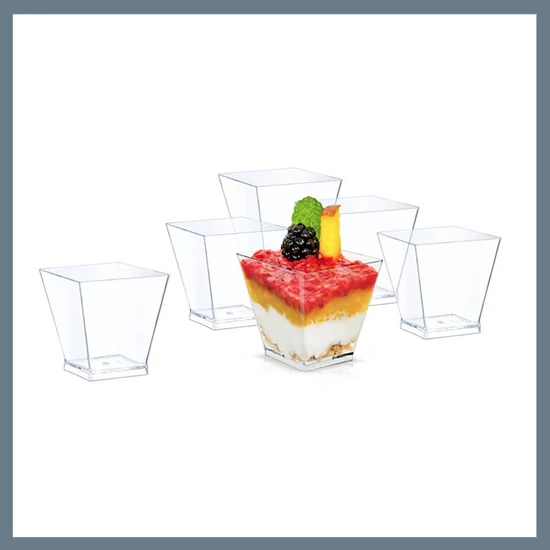 BANQUET CULINARIA Desszertes műanyag pohár szett, 200 ml, 6 db 55063471
