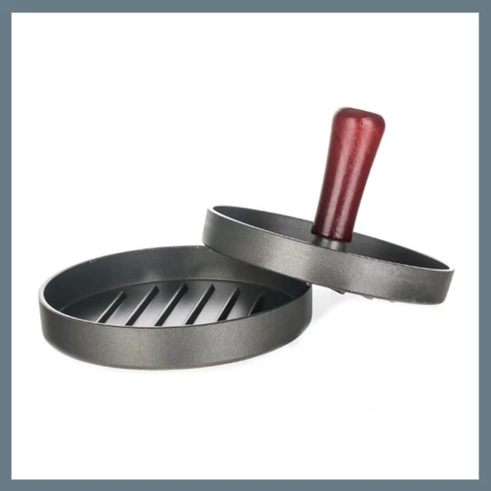 Hamburgerprés HAPPY GREEN 12 x 8 cm 50120701