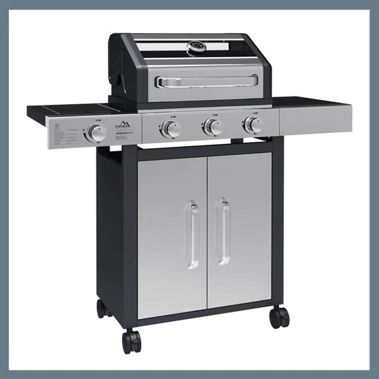 Gázgrill ABLAK 3+1 mobil 99BB012