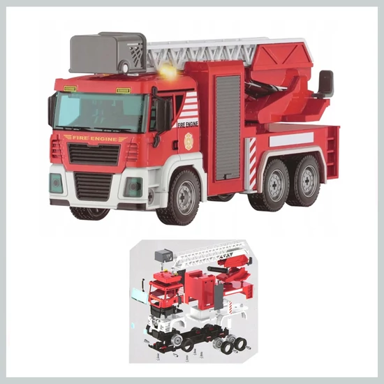 Tűzoltóautó csavarozható 95+ db 294621