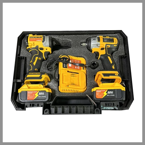 MUSTANG STAR – 2 db-os ütvefúró készlet - akkumulátoros MS-0702