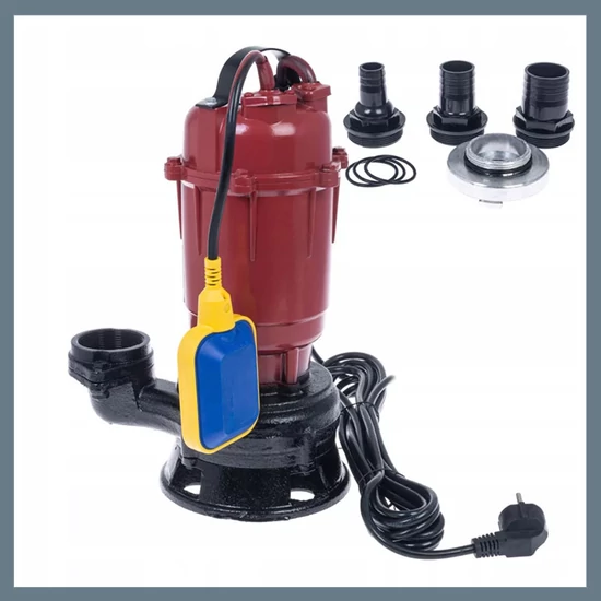 Darálós szennyvíz szivattyú úszóval 3000 l/h 3750W PP1006