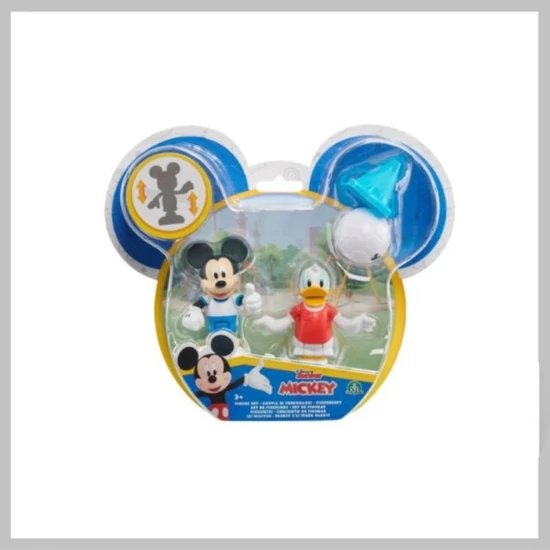 Mickey – 2 db csuklós figura, 7,5 cm 388-00MCC04