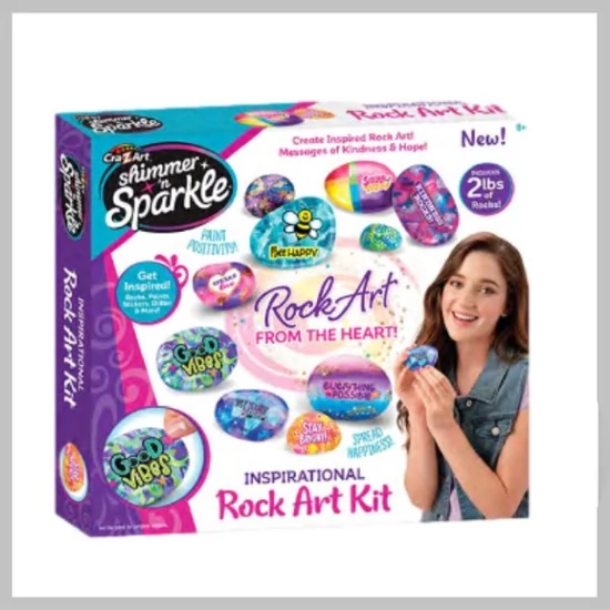 Shimmer 'n Sparkle Inspiráló Rock Art kreatív készlet 671-0065520